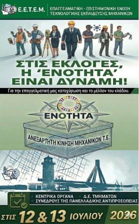 ΕΝΟΤΗΤΑ Αφισα 1 Εκλογων 20261